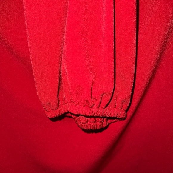 Michael Kors red long sleeve top size 1X - Picture 5 of 7